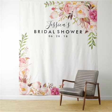 zazzle backdrop|bridal shower photo booth backdrop.